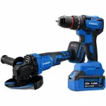 کیت دریل و مینی فرز براشلس شارژی ۲ عددی ویوارکس VIVAREX مدل VR2402-BCK - Image 2