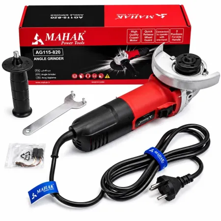 7TjeO79lQOyhqpOG مینی فرز 115 میلیمتر 850 وات محک AG-115/820 - Image 1